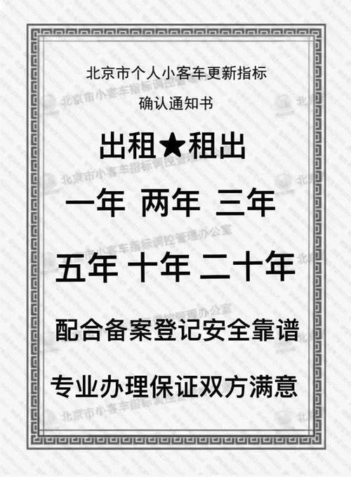 2024北京租电车指标价格多少？最新车牌价格（车牌指南）